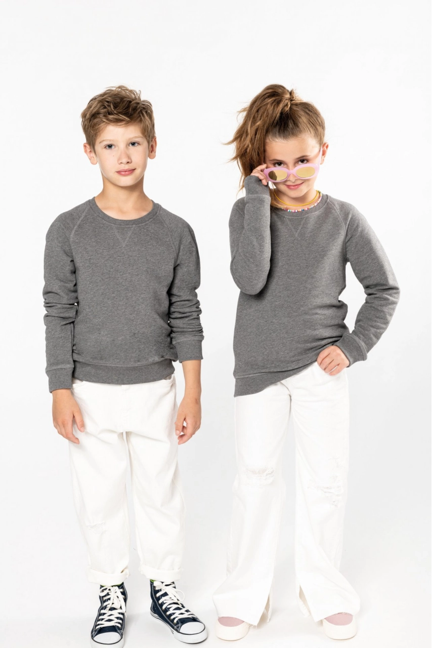 Sweat-shirt Bio manches raglan enfant