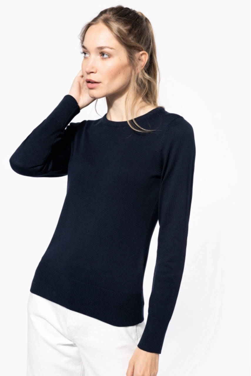 Pull col rond femme