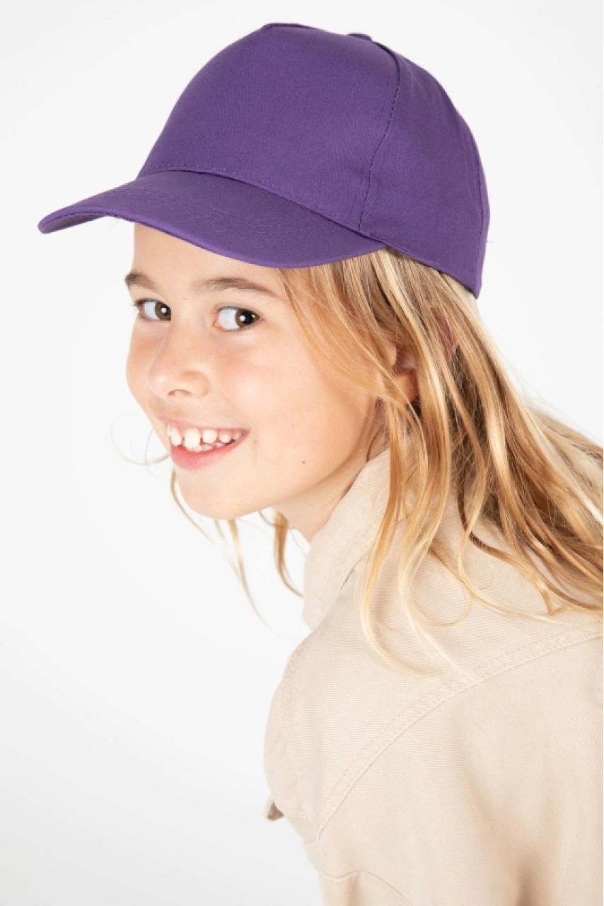 Casquette enfant en coton - 5 panneaux