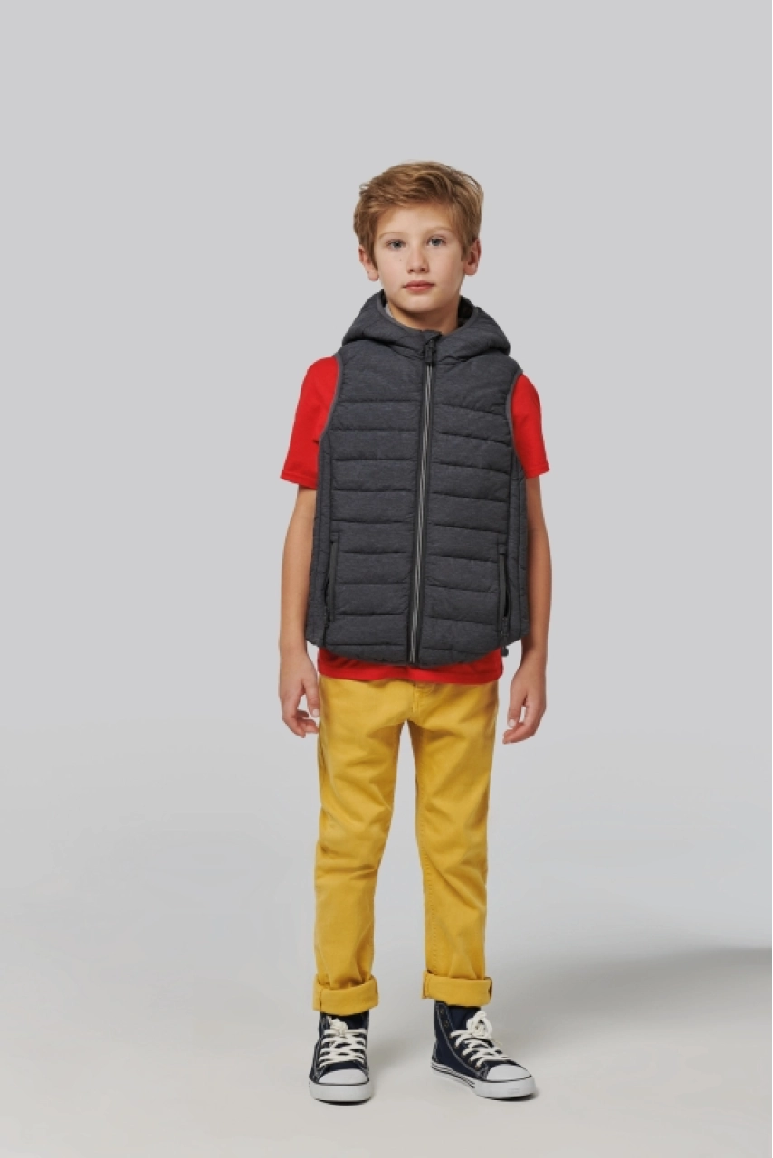 Bodywarmer à capuche enfant