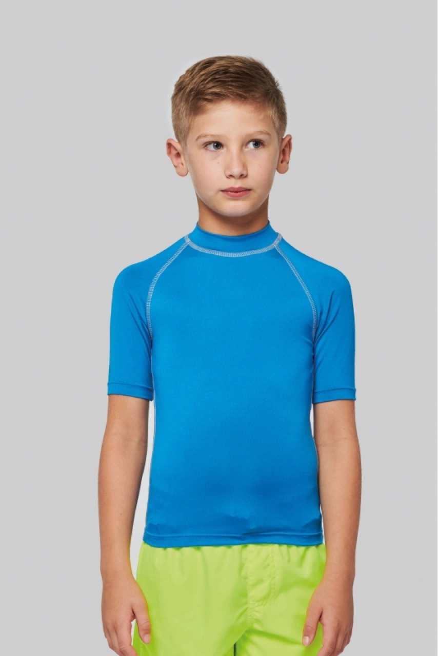 T-shirt technique à manches courtes avec protection anti-UV enfant