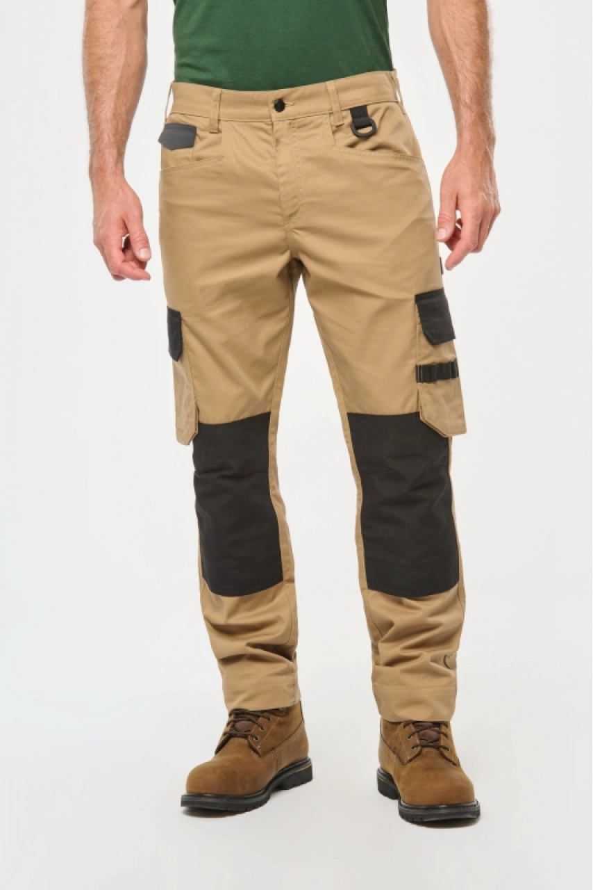 Pantalon de travail bicolore homme