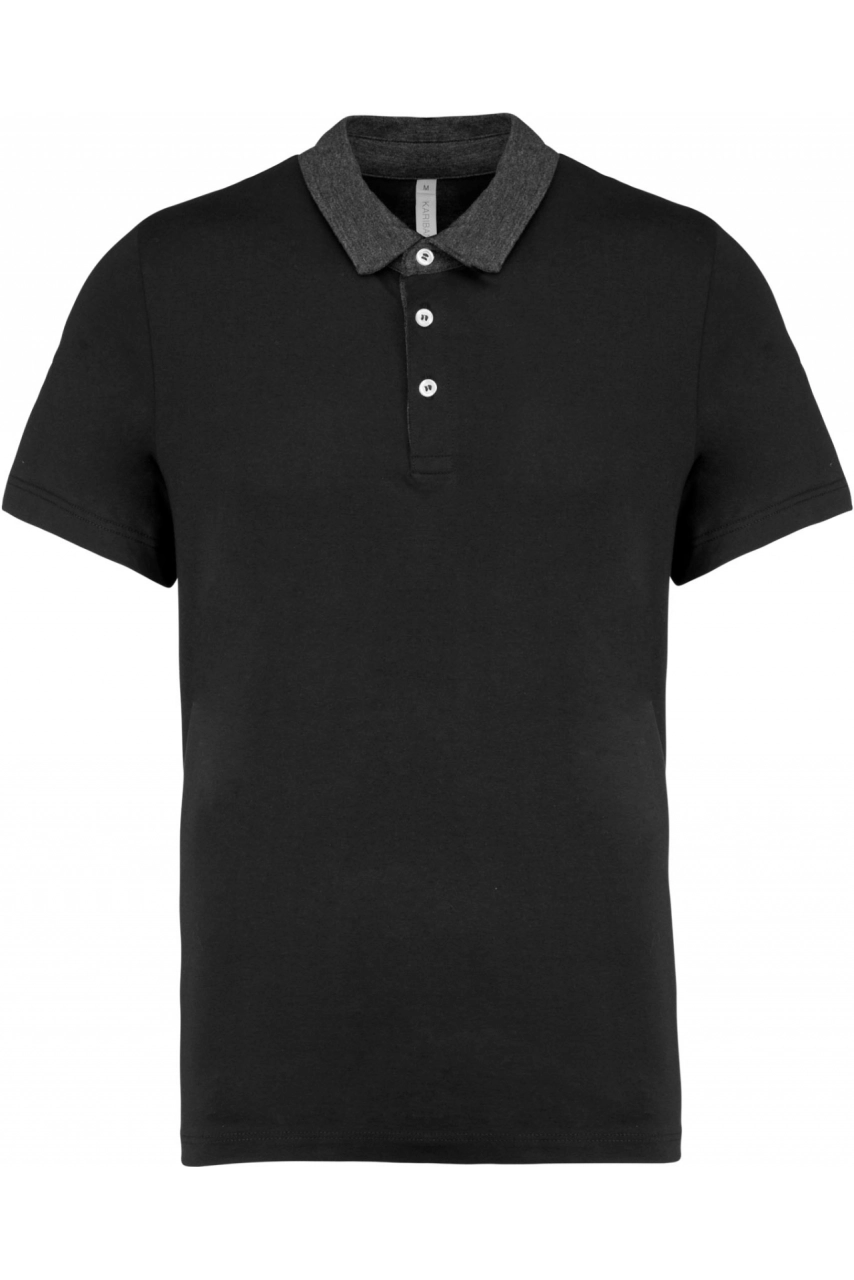 Polo jersey bicolore homme