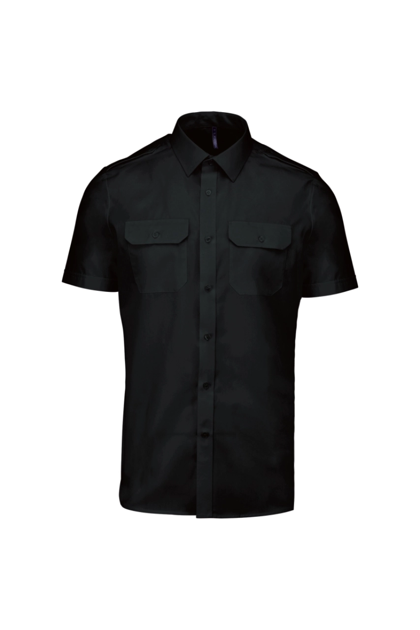 Chemise pilote manches courtes homme