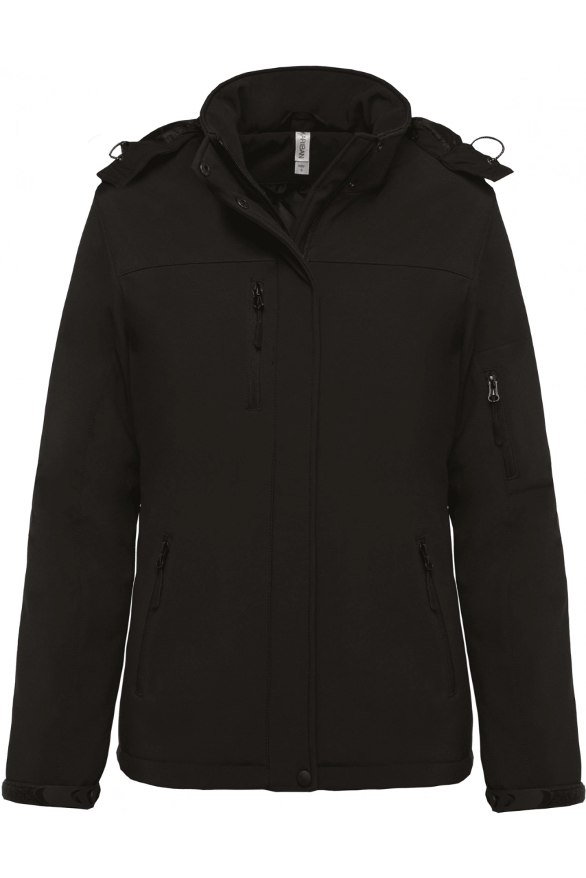 Parka softshell doublée capuche femme